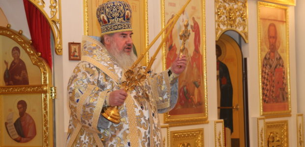 Первое богослужение архиепископа Зосимы на Соликамской кафедре 5 ноября 2016 г.