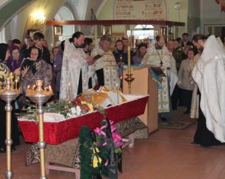 Похороны священника Феодора Плужникова 23 апреля 2013 года