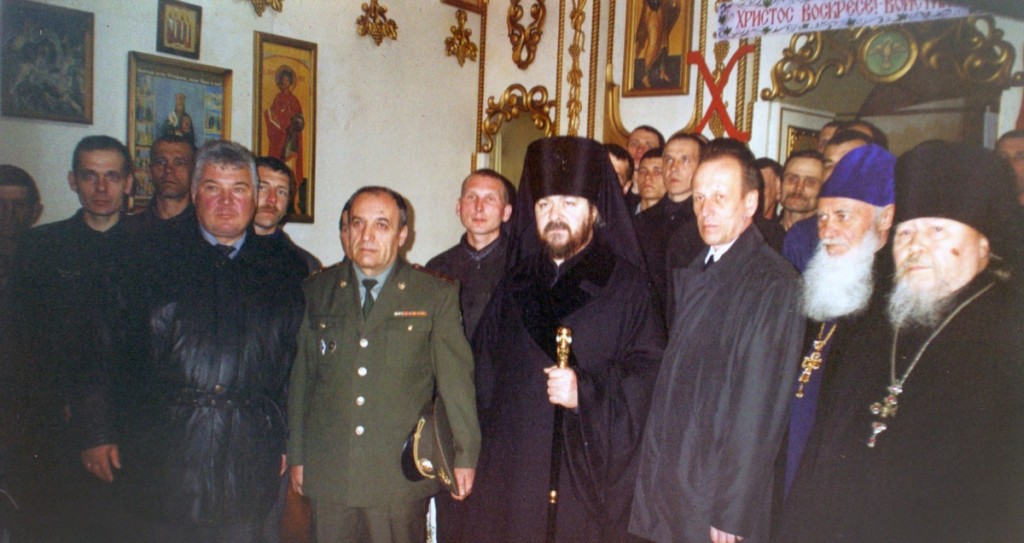 Храм на территории ИК-1 «Белый лебедь», начало 2000-х годов